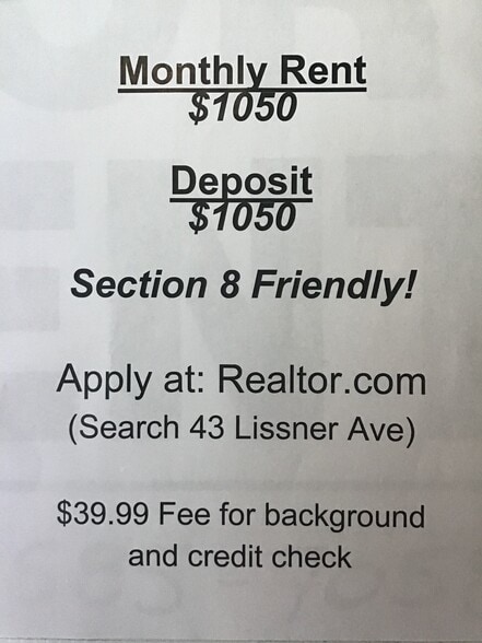 Building Photo - 43 Lissner Ave