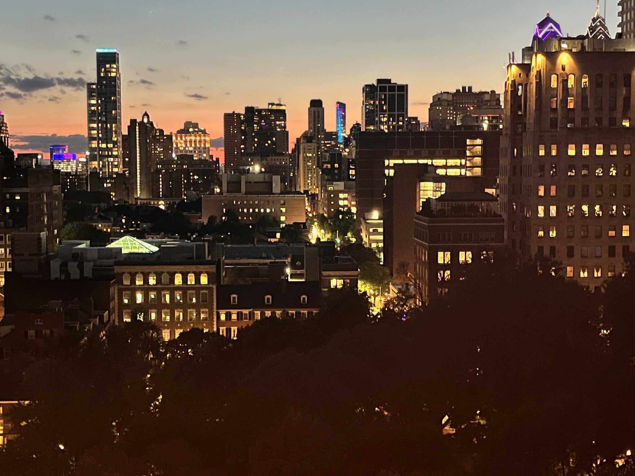 Your LR view at dusk - 233 S 6th St
