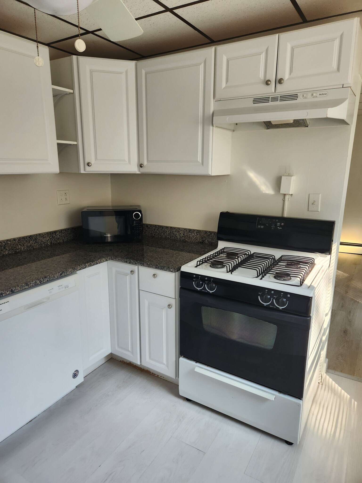 Kitchen Cabinets, Microwave, Stove - 61 N Linwood Ave