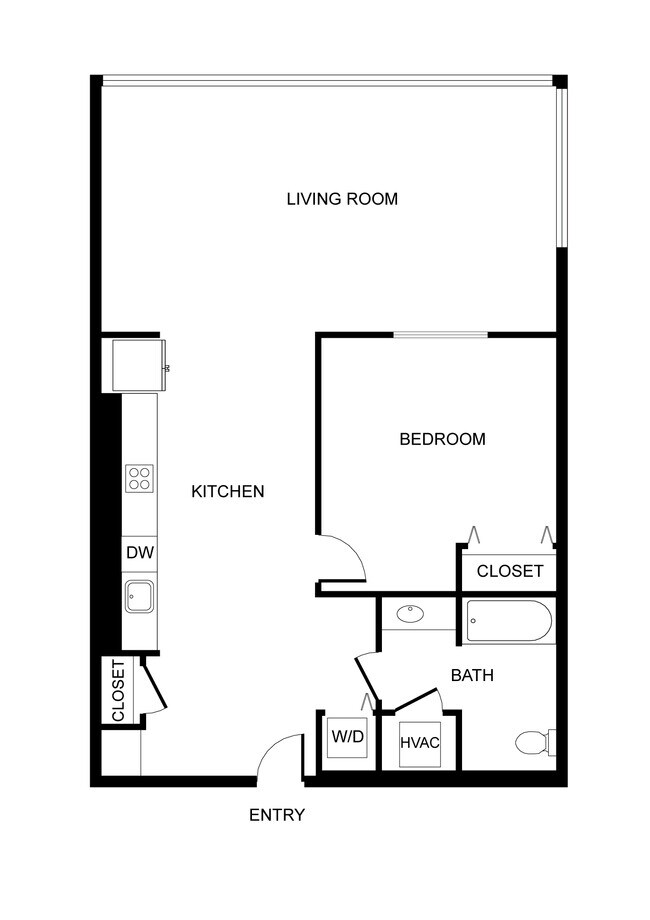 Floorplan - West 7th Apartments