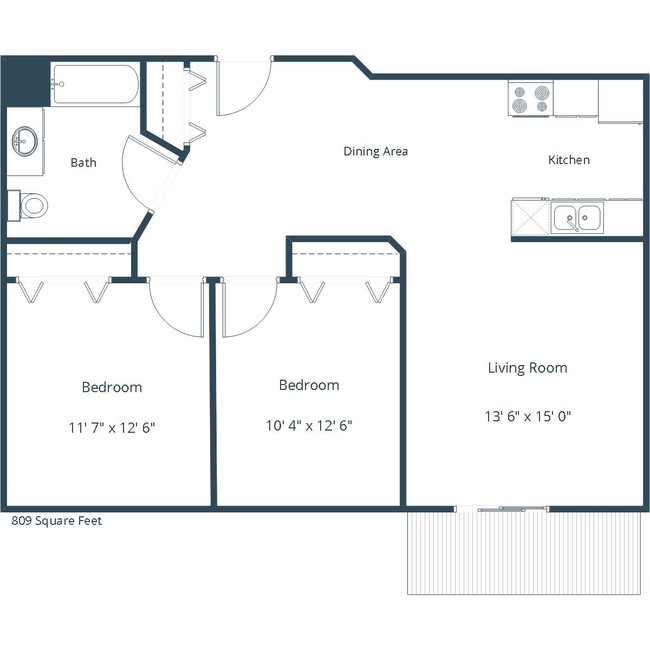 Floorplan - Sunset Ridge Apartment Community