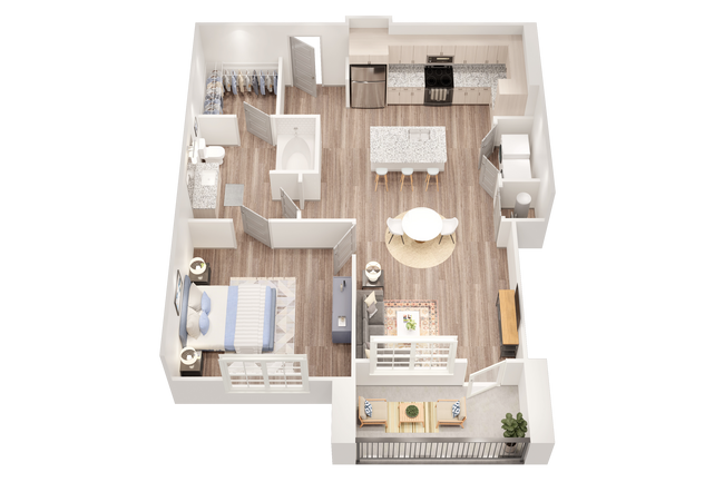Floorplan - The Samford Glenn Apartments