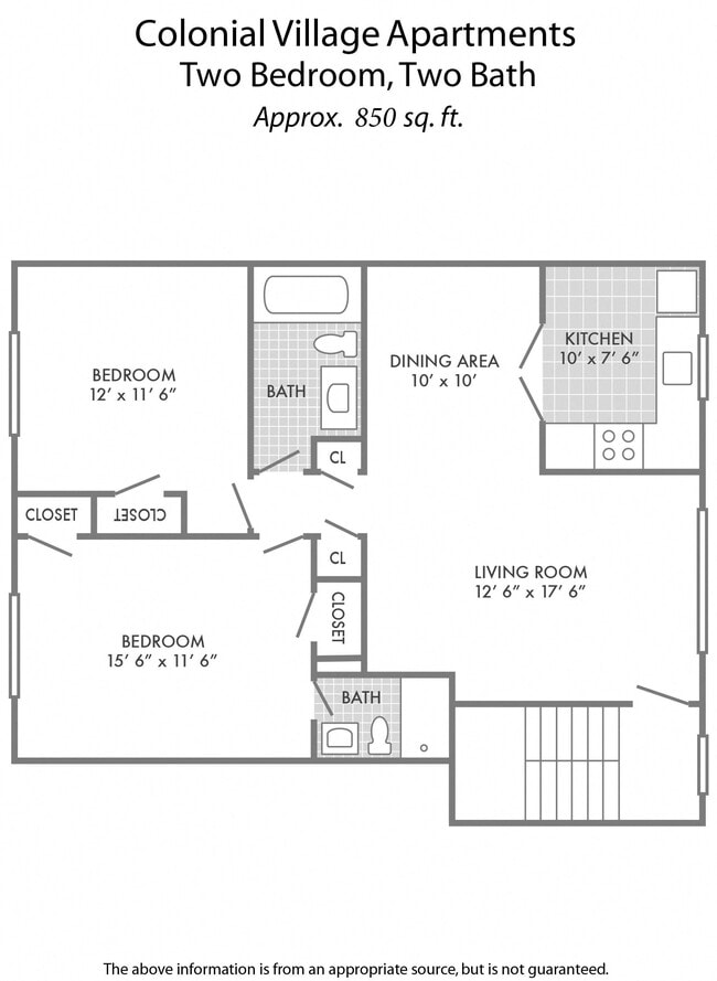 Floorplan - Colonial Village Apartments
