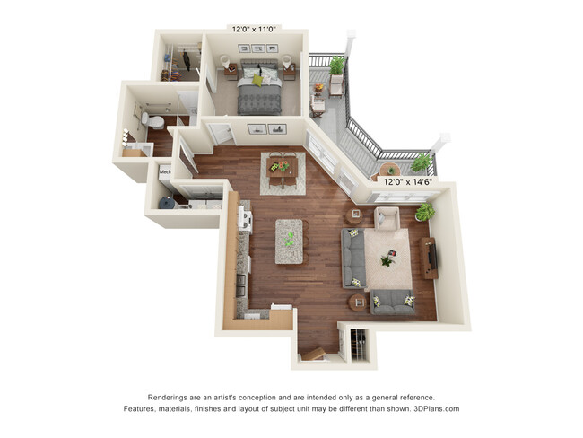 Floorplan - Ashlynn Ridge 55+ Apartments