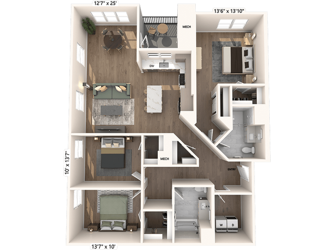 Floorplan - Avalon W Squared