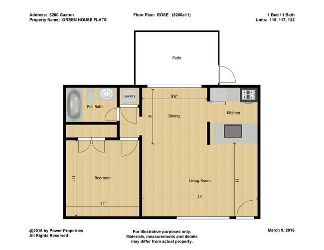 Floorplan - Greenhouse Flats