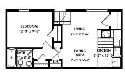 1BR/1BA - Clayton Court Apartments