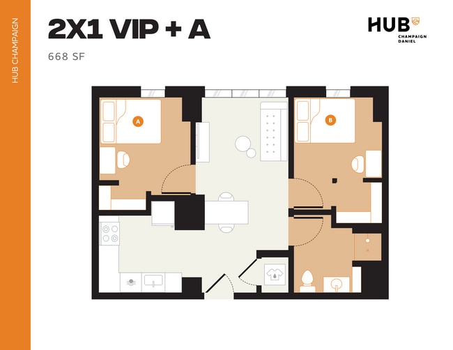 2x1 + VIP A - Hub Champaign
