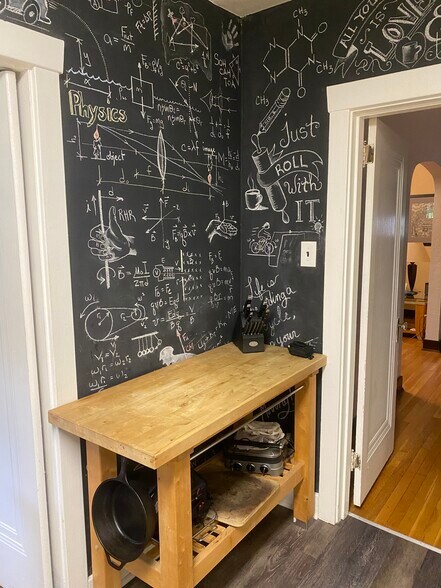 Chalk board wall - 6824 McPherson Blvd