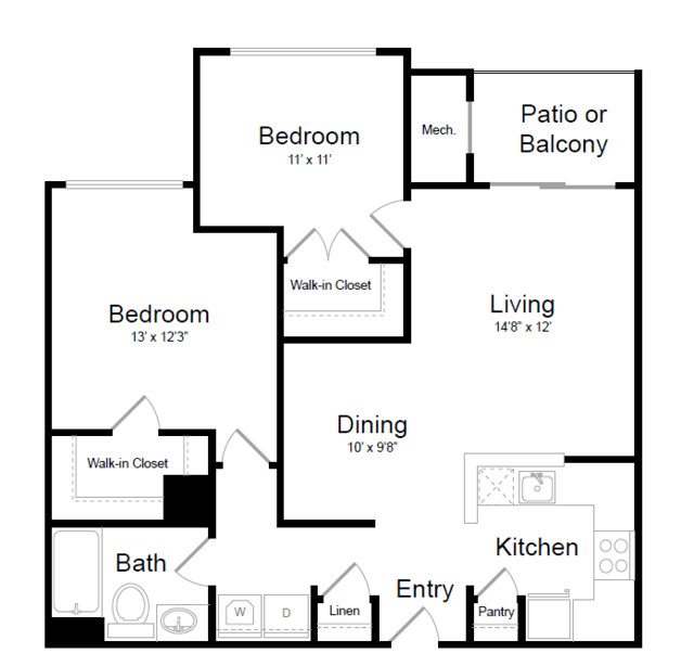 Floorplan - Elme Dulles