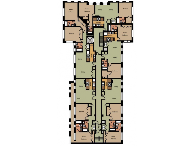 Chimes Building- 2 Bed, 2 Bath - Quality Hill Apartments