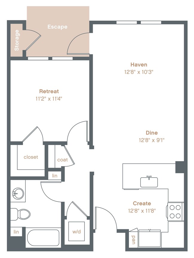 Floorplan - Alexan Downtown Danville