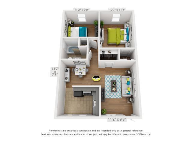 Floorplan - The Northside at Merrimon
