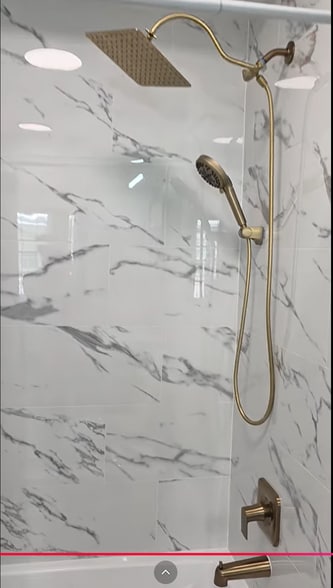 shower tiles rainhead and sprayer - 27 Booth St