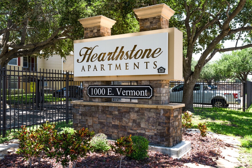 Community Signage - Hearthstone Apartments