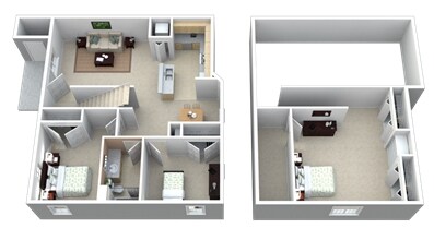 3BR/1BA - Portage Commons Apartment Homes