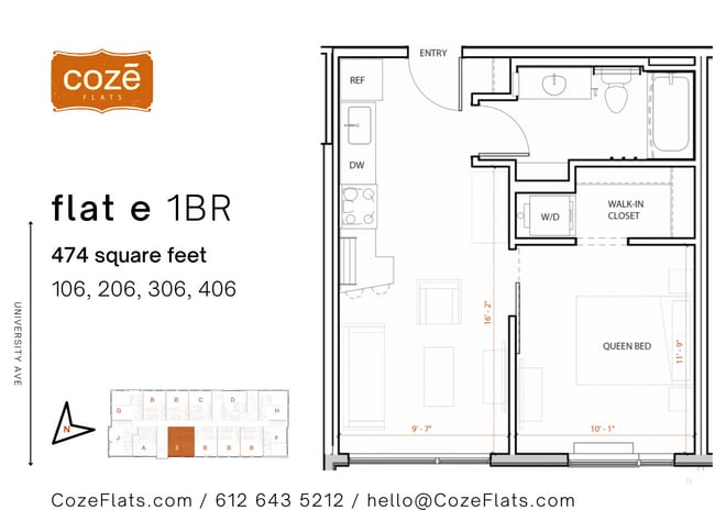 Floorplan - Coze Flats