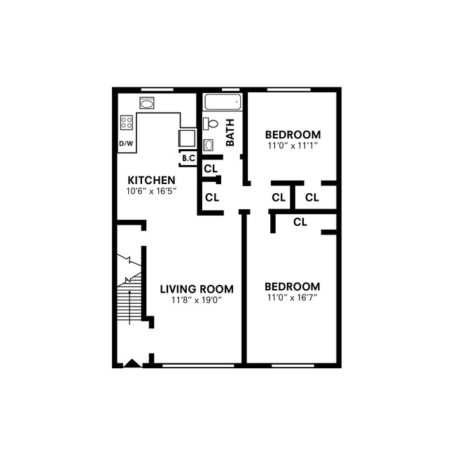 Floorplan - Lakeview Terrace Apartment Homes