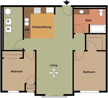 Floorplan - The Edge Artist Flats