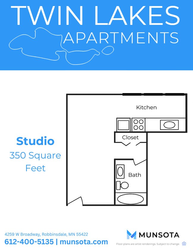 Floorplan - Twin Lakes Apartments