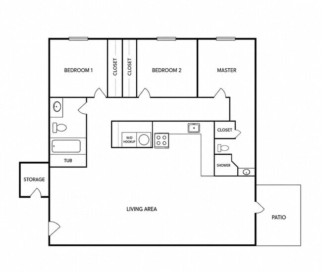 Floorplan - The Willows Apartments