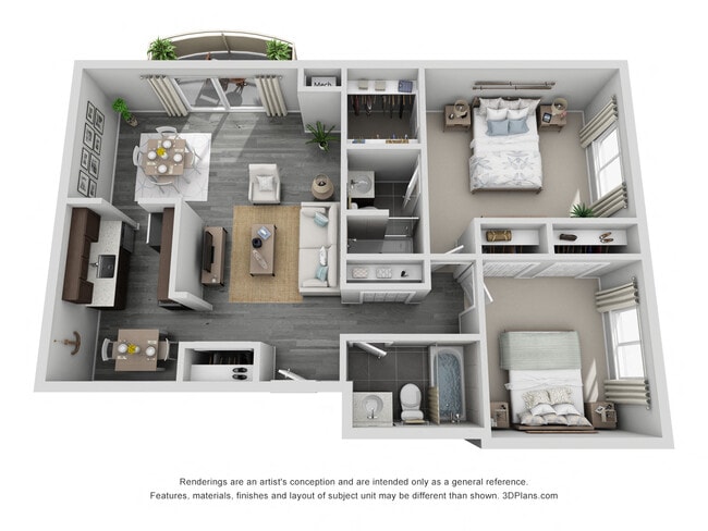 Floorplan - Parkview Apartments