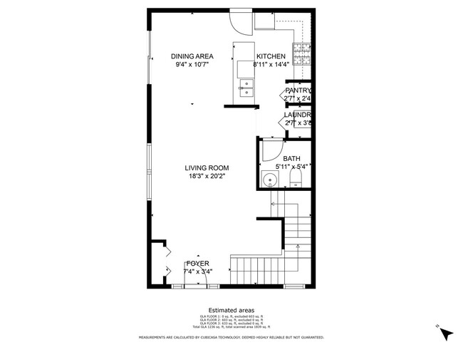 1st Floor Plans - 3637 Daisy Ln