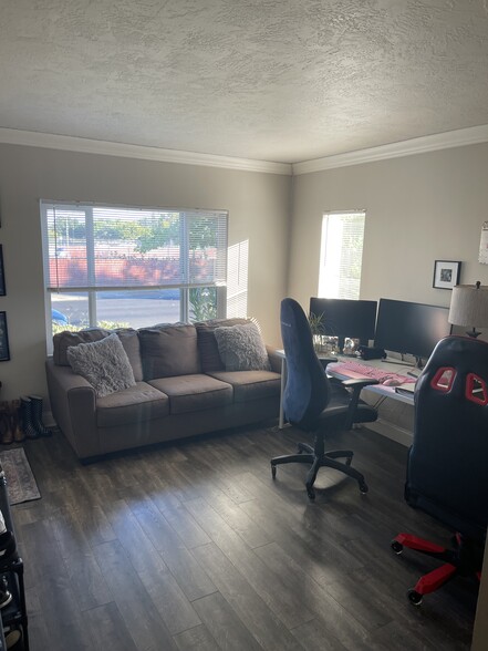 Living room; looking out front of home - 321 Tahoe Ave