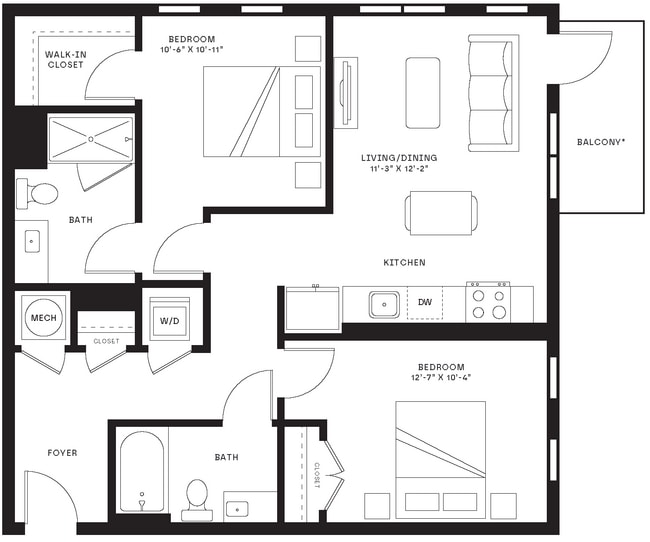 Floorplan - St. Albans Lofts