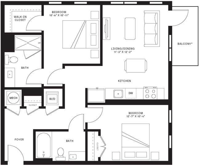 Floorplan - St Albans Lofts Residential