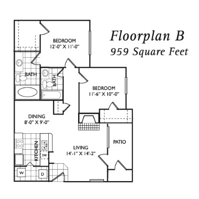 2BR/2BA - Fountains of Tomball