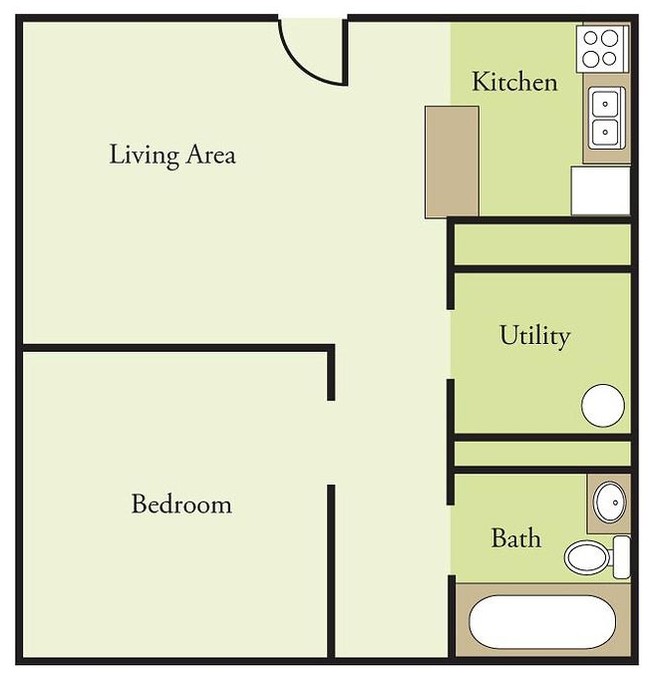 1BR/1BA - Villas Del Sol Apartments