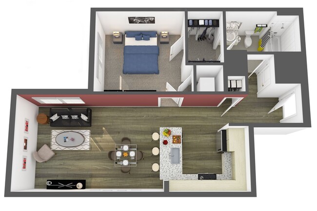 Floorplan - Studio 3807