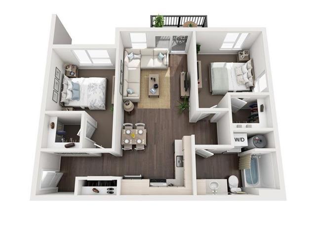 Floorplan - The Main Apartments