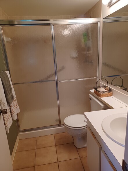 Master Bath step in Shower - 806 Sky Pine Way