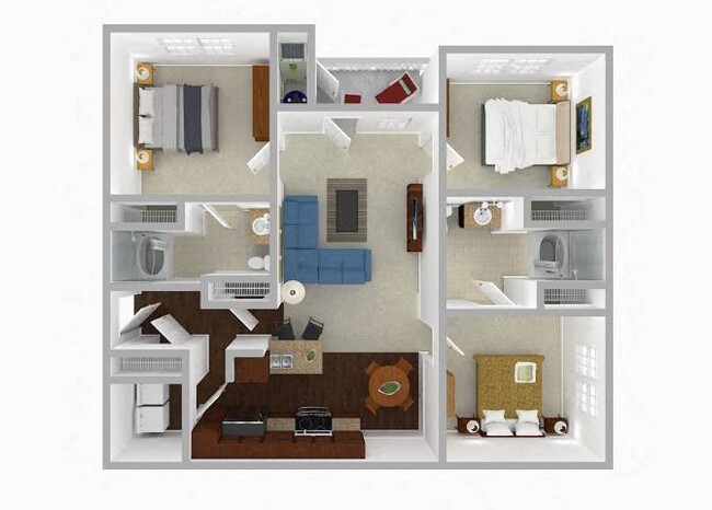 Floorplan - Luxe and Legends at Morganton Park Apartme...