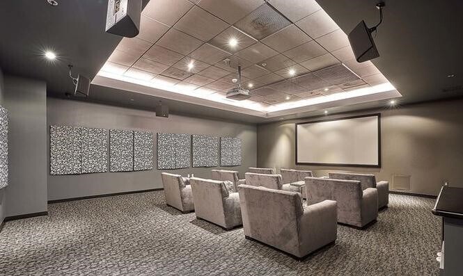 Media Room - 1100 Wilshire Blvd