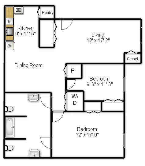 Unit 16 - New Castle Apartments