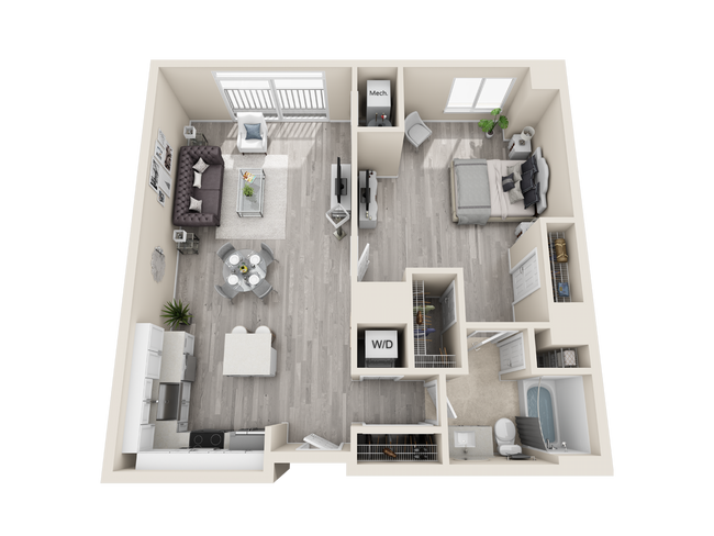 Floorplan - The Cosmopolitan Apartments