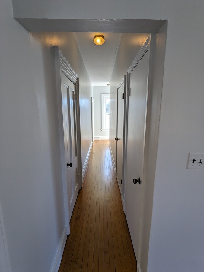 Hallway w/ closets - 6 Hawthorne St