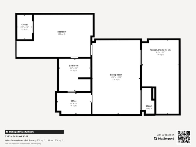 Floorplan - 3333 W. 4th St.