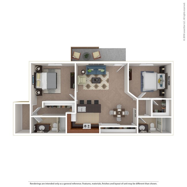 Floorplan - Arborelle Apartments