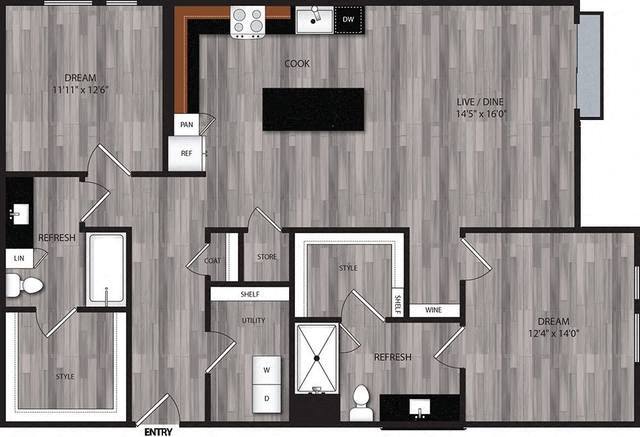 Floorplan - The Cooper
