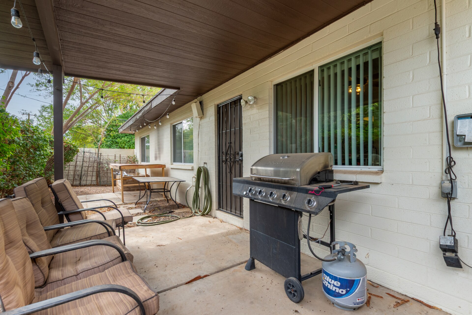 Backyard view - 115 W 10th St