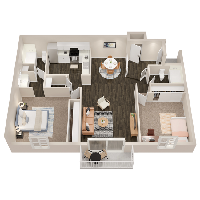 Floorplan - Lakeside at Wheaton Apartments