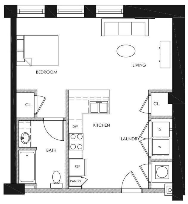 Floorplan - Sands Senior Apartments