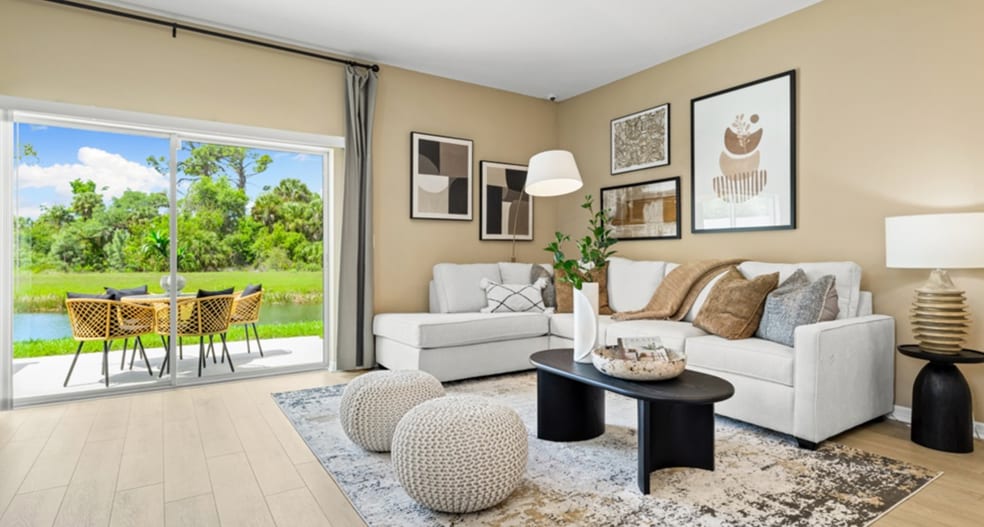 Den and outside facing preserve - 7129 Pinelit Cv