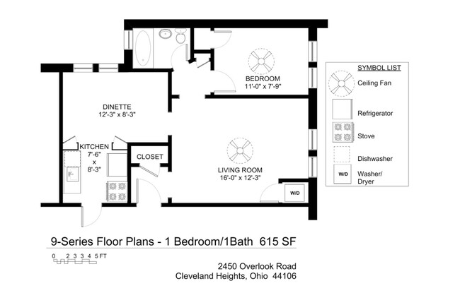 Floorplan - Heights Apartments on Overlook