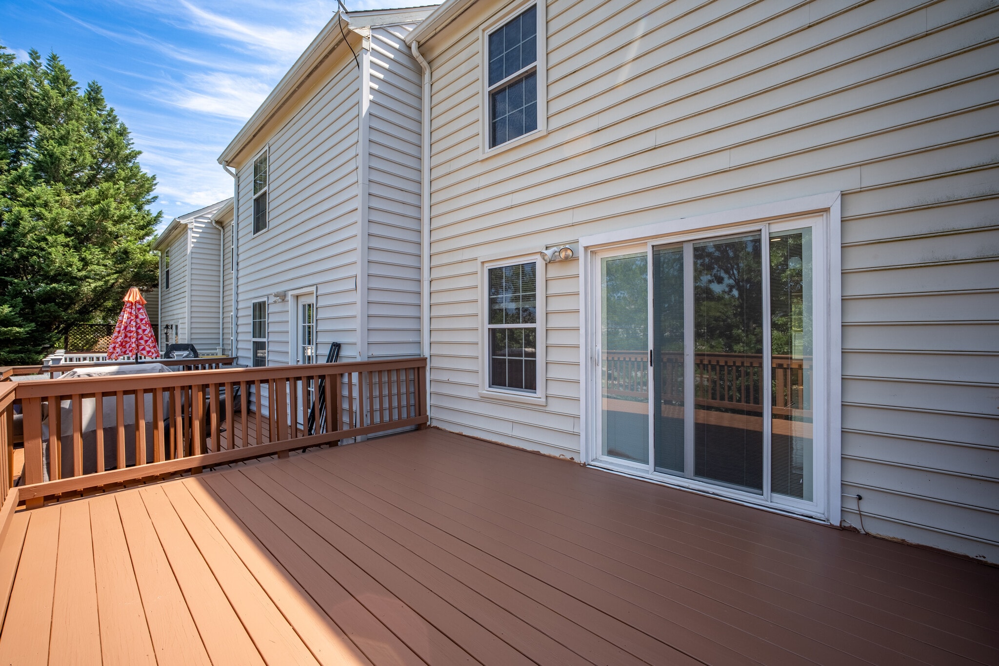 second floor deck - 6228 William Edgar Dr