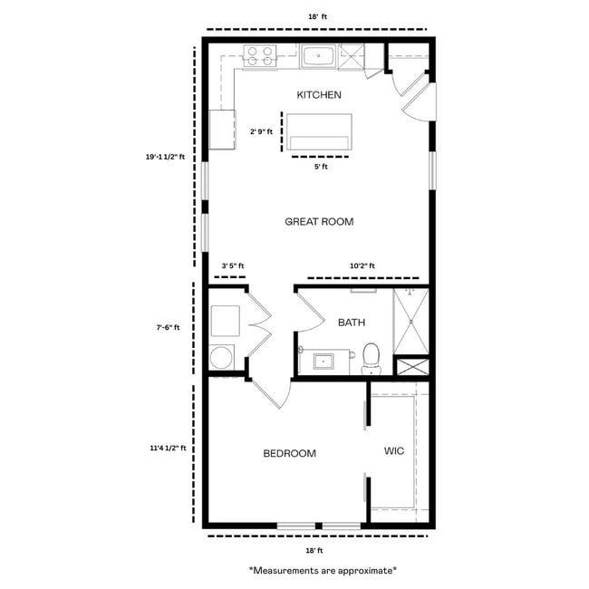 Agave dimensions - Culdesac Tempe